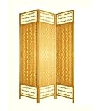 ENTWINE Natural Colour Handmade 3 Pane Room Divider / Splitter Screens