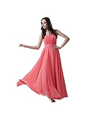 Strapless Empire   Waistline Pleated Chiffon Prom Dress 