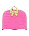 Hot Pink & Lime Green Quilted Garment Bag