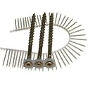 Senco 08L175YB #8 x 1-3/4-Inch Yellow Zinc #2 Square DuraSpin Autofeed Strip Flooring Screws, Wood to Wood - 4000 Per Box