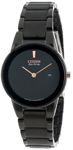 Citizen Women&#39;s GA1055-57F  Eco-Drive &quot;Axiom&quot; Black Stainless Steel Watch