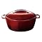 KitchenAid 6.5-qt. Oval Dutch Oven with Lid - Garnet