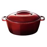 KitchenAid 6.5-qt. Oval Dutch Oven with Lid - Garnet