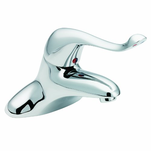 Moen 8416 M-Dura Single-Handle Lavatory Faucet with 6-Inch Lever Handle, Chrome