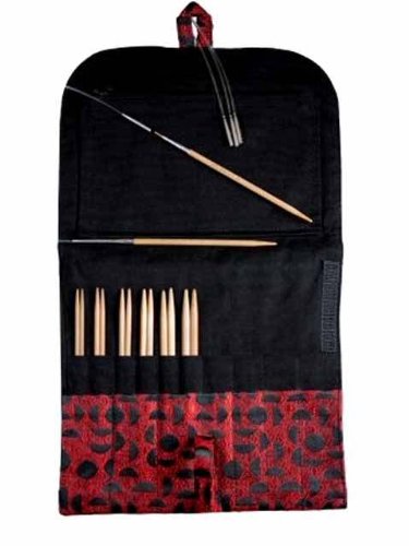 Image of HiyaHiya Interchangeable Bamboo Circular Knitting Needle Set, Small, 5