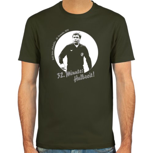 T-Shirt Wolf-Dieter Ahlenfelder ::: Farbauswahl: deepred, schwarz, oliv oder navy ::: Größen: S-XL ::: Fußball-Kult