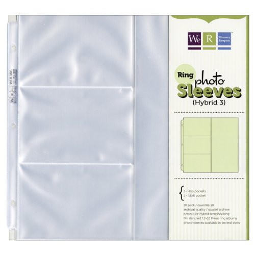 Photo Sleeve 12x12 Ring 3-4x6 1-12x6
