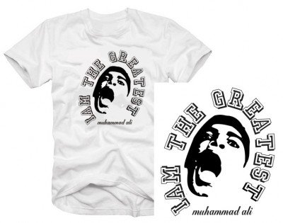 I AM THE GREATEST M. ALI t-shirt weiss S M L XL XXL XXXL