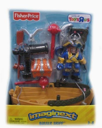 Imaginext Pirate Battle Skiff Figure Set