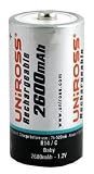 Photo : UniRoss 2 x  Ni-Mh 2600 mAh C Rechargeable Batteries
