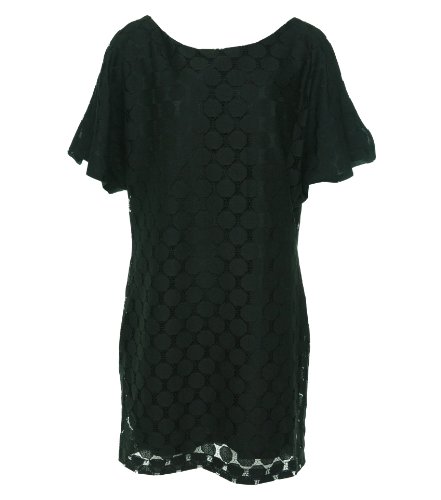 Aidan Shirt Lace Dress Black 6