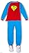 Superman Fleece Footed Onsie Pajama With Cape, Boys Sizes 2T-8