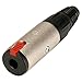 Neutrik NJ3FC6 Locking 1/4" 3-Pole Female Phone Jack - Nickel