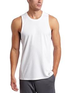ASICS Men's Core Singlet, White, X-Large