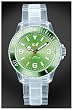 Ice-Watch - Classic Collection - Transparent Green - Medium ( 43 mm )