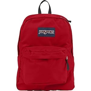 JanSport Classic SuperBreak Backpack, High Risk Red