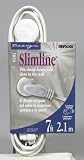 Extension Cords: WOODS WIRE PRODUCTS 2236 CORD SLIMLINE 16/27