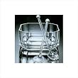 Grainware Crystalon 3 Piece Salad Set with Serving Utensils