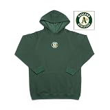 Oakland Athletics MLB JV Youth Pullover Hooded Sweatshirt For Kids (Dark Pine)