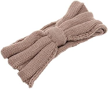 Jelinda Winter Women Girl Crochet Headband Knit Hairband Twist Wide Ear Warmer Turban Headwrap Earmuffs (Khaki)