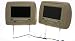 Pair of New Tview T7929dvpl-tan Headrests with 9