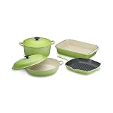 Le Creuset Classic Enameled Cast-Iron 6-Piece Cookware Set, Kiwi