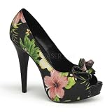 41WlZrP 5mL. SL160  LOLITA 11, Peep Toe Platform Pump Shoes With Ruffle Detail At Toe