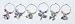 Prodyne Pewter Wine Glass Chamrs, Garden Dwellers - Silver (W-6-GS)