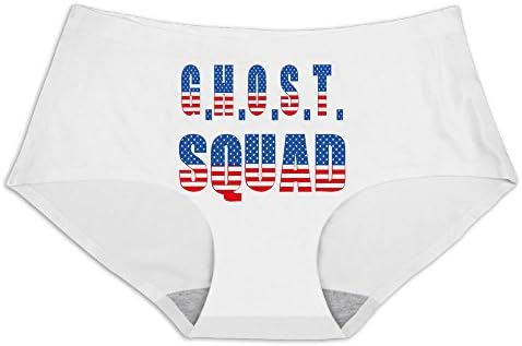 Women's Soft Ghost Squad Silk Underwear M White