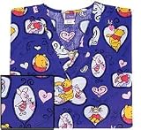 Barco Uniforms Disney Winnie the Pooh Hearts and Hums Medical Scrub Top
