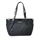 (コーチ)COACH ギャラリー シグネチャー E/W トートバッグ ブラック F17726 SV/BK SV/LJ 並行輸入品