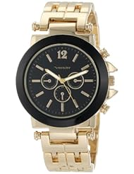Vernier Womens VNR2364GS Enamel Look Bracelet Quartz Watch