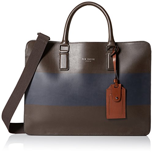 Ted Baker Men’s Stripe Panel Slim Document Bag All Travel Bag