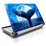Whale Tail Design Skin Cover Decal Sticker for Acer (Aspire ONE) 8.9-inch Netbook Laptop