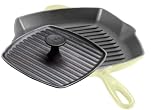 Le Creuset Enameled Cast-Iron Panini Press and Skillet Grill Set, Dune