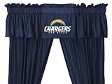 Best Quality Locker Room Valance - San Diego Chargers NFL /Color Midnight Size 88 X 14