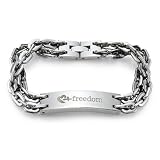 Stainless Steel Freedom Bracelet