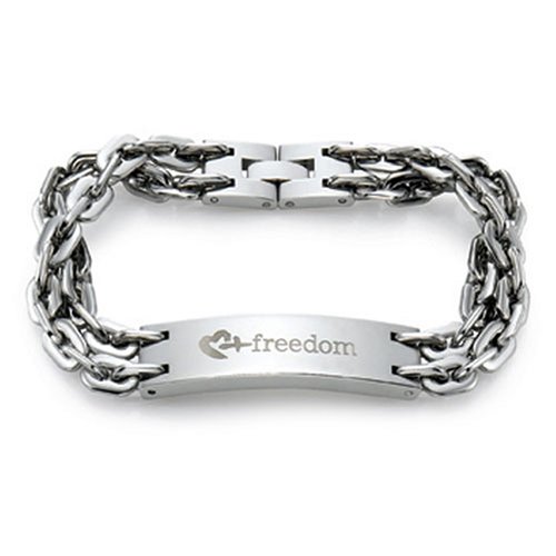 Stainless Steel Freedom Bracelet