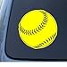 SOFTBALL - Car, Truck, Notebook, Vinyl Decal Sticker #1303 | Vinyl Color: Yellow