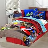 IMAGE OF Super Mario The Race Is On Comforter, Twin/Full