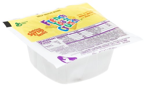 General Mills French Toast Crunch Cereal, 1-Ounce Bowls (Pack of 96) by General Mills