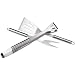 Chefs Basics HW4113 3-Piece Stainless-Steel Barbecue Set with Aluminum Storage Case