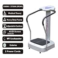 New Crazy Fit Vibration Massage Plate Workout Fitness Chair