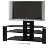 Tech-Craft TRK55B - Solution Series Flat Panel Mount TV Stand  Black