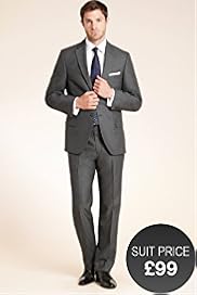 Easycare Machine Washable 2 Button Slim Fit Jacket