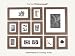 Photo Wall Frame Set - Hang 10 Pictures Perfectly in Minutes - Snowfence 2