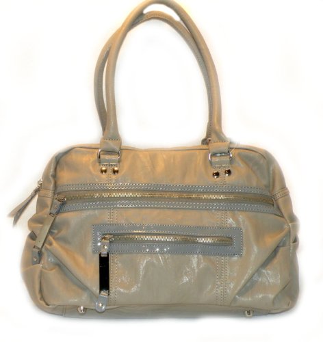 Steve Madden Exposed Satchel Beige Handbag