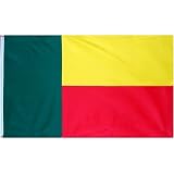 Benin Flag Polyester 3 ft. x 5 ft.