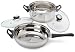 KittAmor Roma Stainless Cookware Set, 10-Piece KittAmor Roma Stainless Cookware Set, 10-Piece