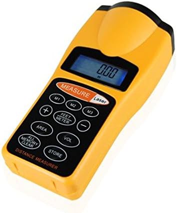 SLMC New Ultrasonic Laser Pointer &amp; Distance Measurer